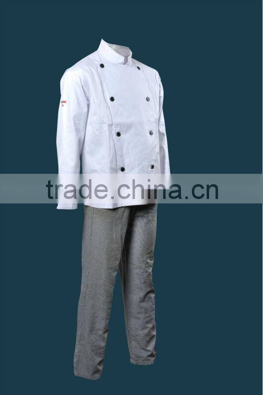 Cotton flame retardant kitchen chef coat