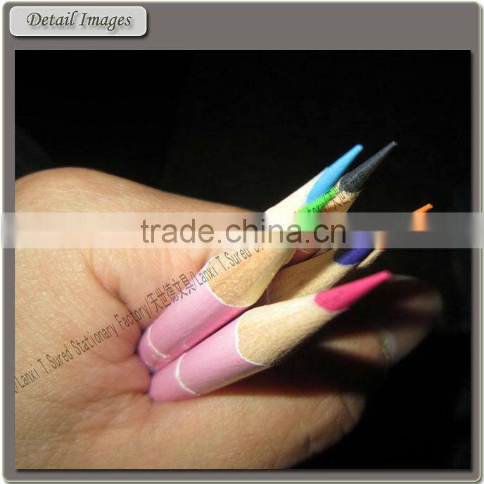 Custom Round Wooden Colored Pencil Bulk