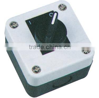 CNGAD 2-position standard black handle selector switch box ( switch control box, 2-position switch box)(GB2-B134H29)
