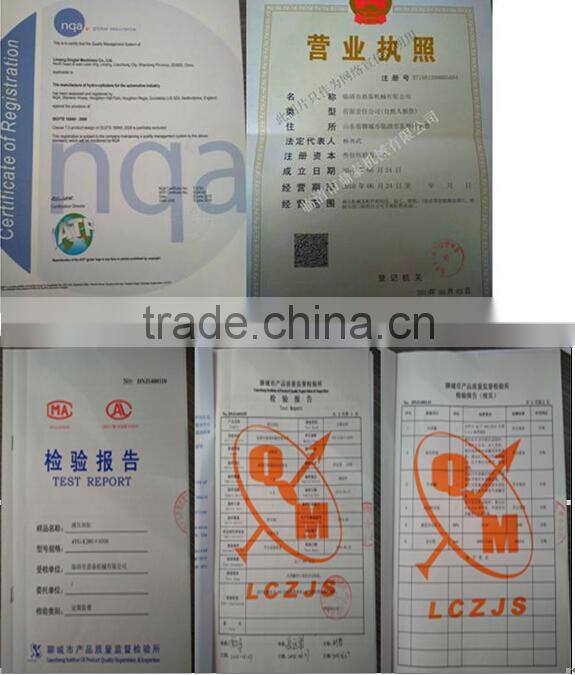 2015 hot sell telescopic hydraulic cylinder for tipper