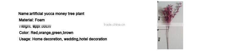 Cheap Artificial Foam Orange Money Tree plant