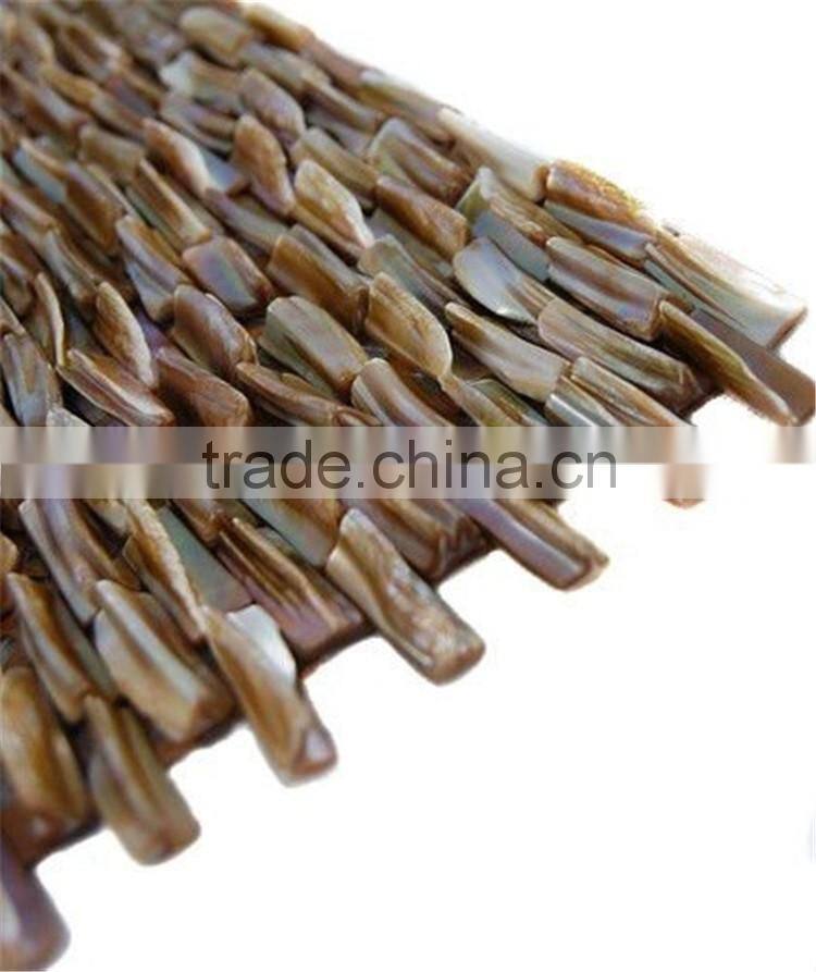 beauty natural dream color freshwater shell teeth mosaic wall tile seller