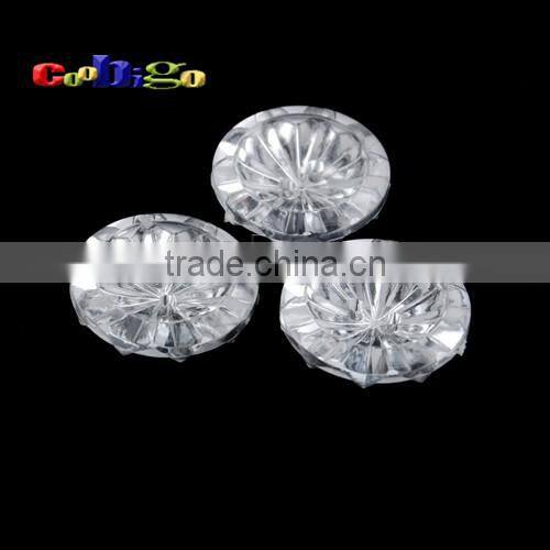 40L(25mm) Acrylic Sewing Rhinestone Rose Round Point Back Button For Apparel #FLN027-40L(06)