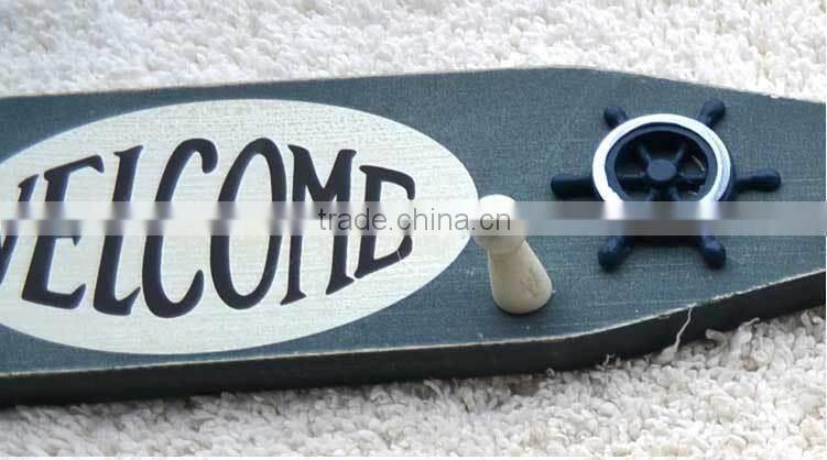 Hot selling eco-friendly handmade natural wooden clothes hook with cheap price