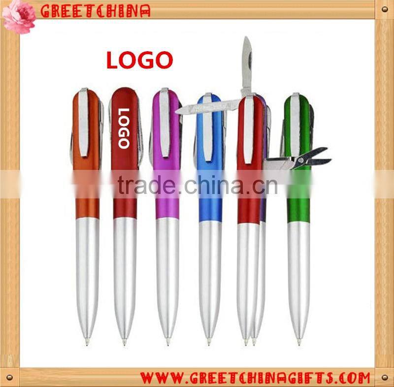 Advertising plastic table ball pen with string