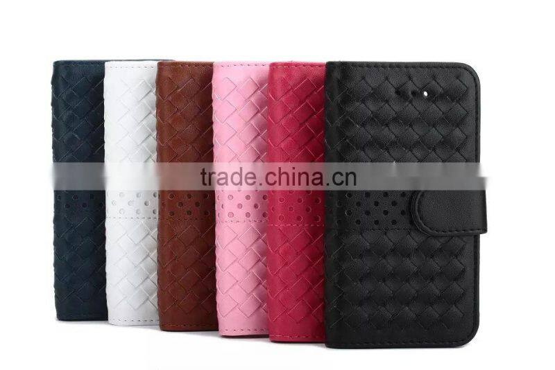 High Quality Mobile Phone Leather Case For Tables,Woven Pattern Fancy Wallet Leather Case For samsung Galaxy Tab