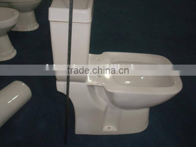 YJ9313A Bathroom Ceramics S-trap 250mm Two pcs toilet /WC/Water closet