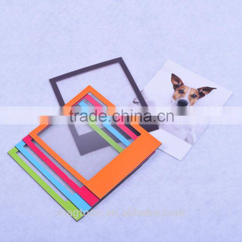 custom magnetic photo frame for refrigerator colorful picture photo frame magnetic frame