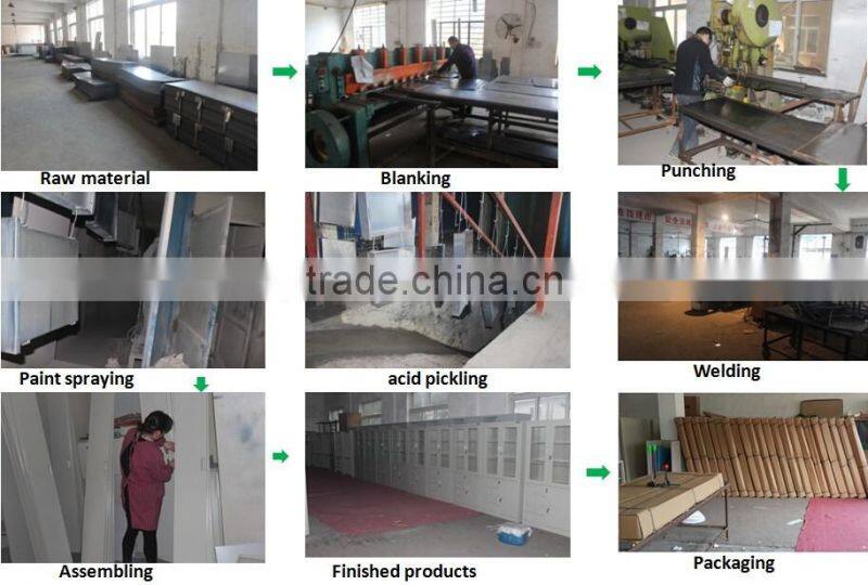 2016 hot sale 3 door wardrobe with mirror