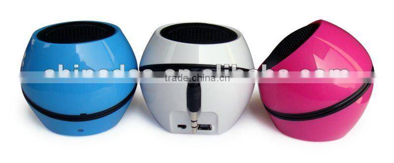 speaker box ,round shape, for mobile phone/notebook/mp4/mp3 (SP-105)