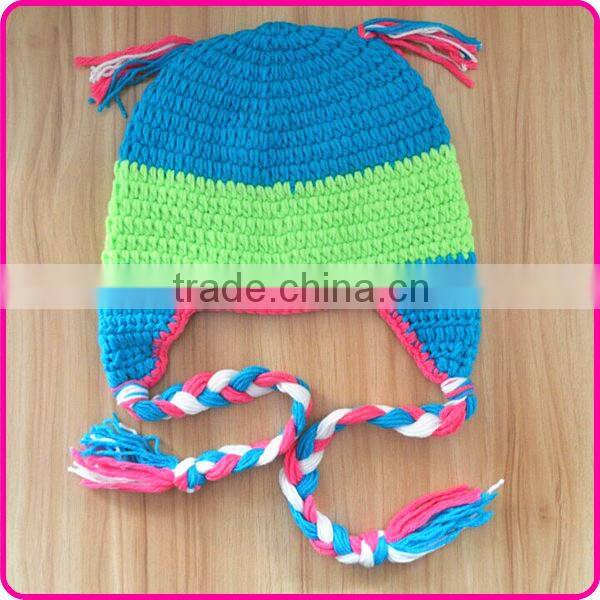 funny crazy cute kids handmade knit winter hats