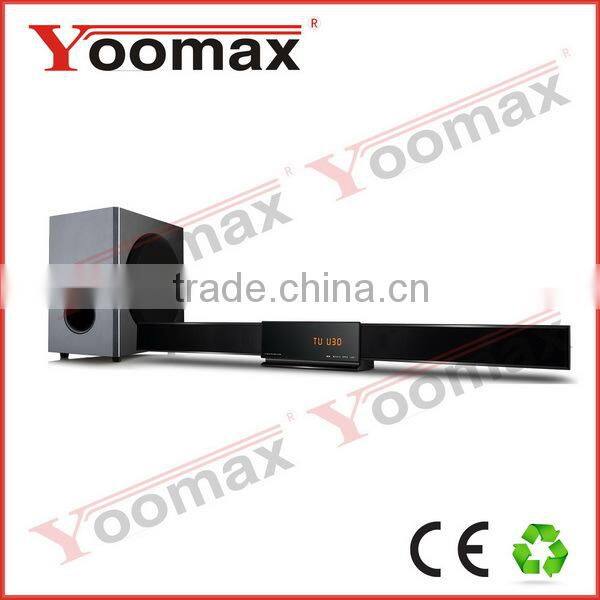 soundbar with separate woofer,separate subwoofer with strong bass,elegant design,hot selling,from shenzhen