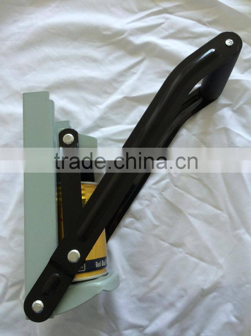 *environmentally-friendly hand oprated can and plastic bottle crusher 12oz