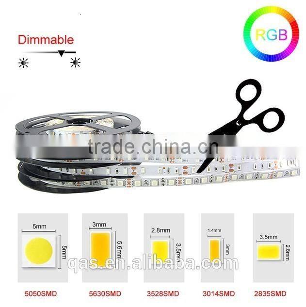 Black PCB LED strip 5050, 12V flexible light 60LED/m,SMD 300LED/5m/roll,White,White warm,Cold White,RGB
