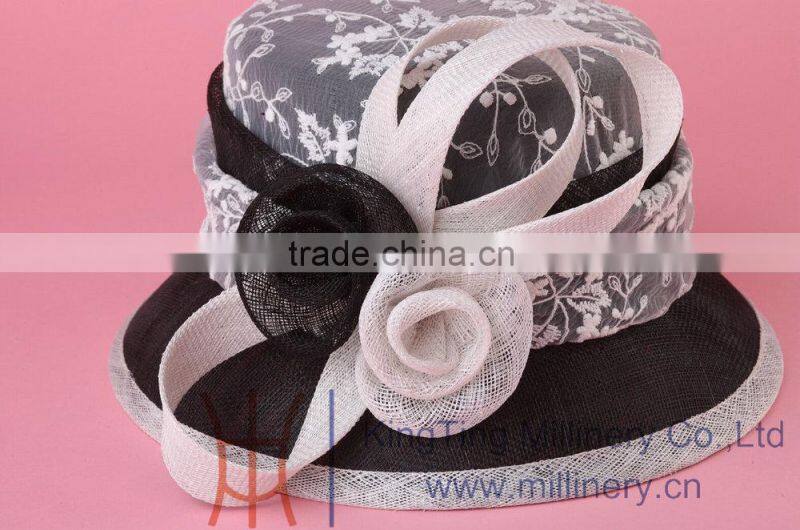 Womens church stripe decorating funny bucket hat