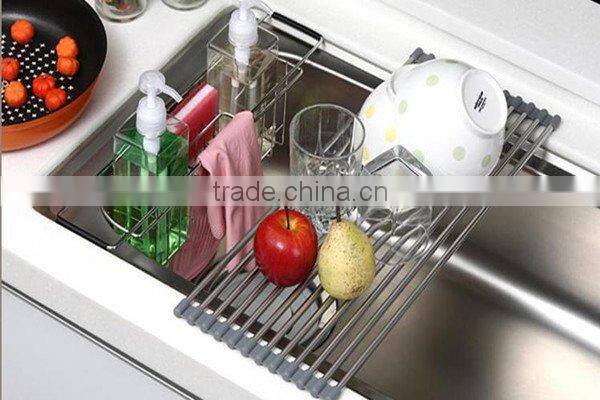 SS stainless steel kitchen dish rack