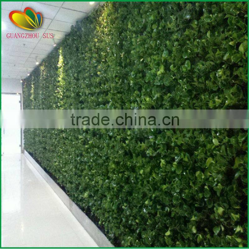 hotel decoration artificial green wall customized plastic vertical green wall