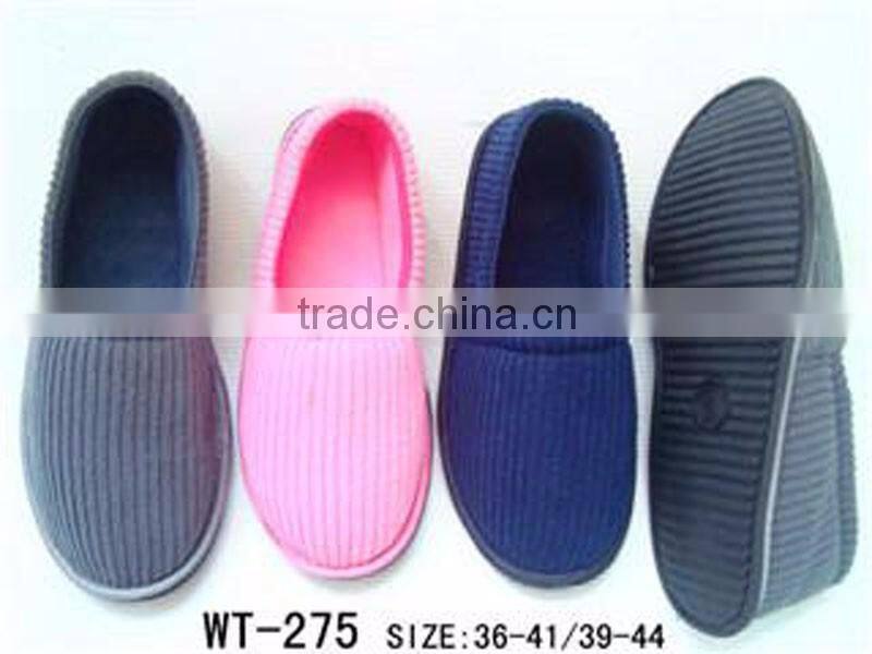 Pure Color Good Quality Cotton Girls Inddor Slipper Man Bathroom Slipper
