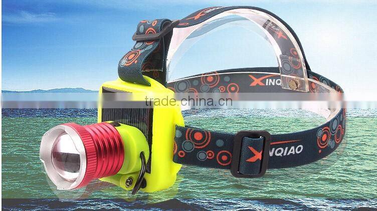 mini solar led headlamp head lamp solar led