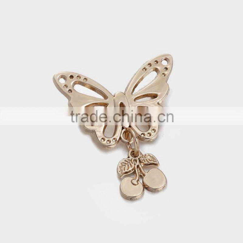 Custom Fashion Clothing Labels Handbag metal logo plate