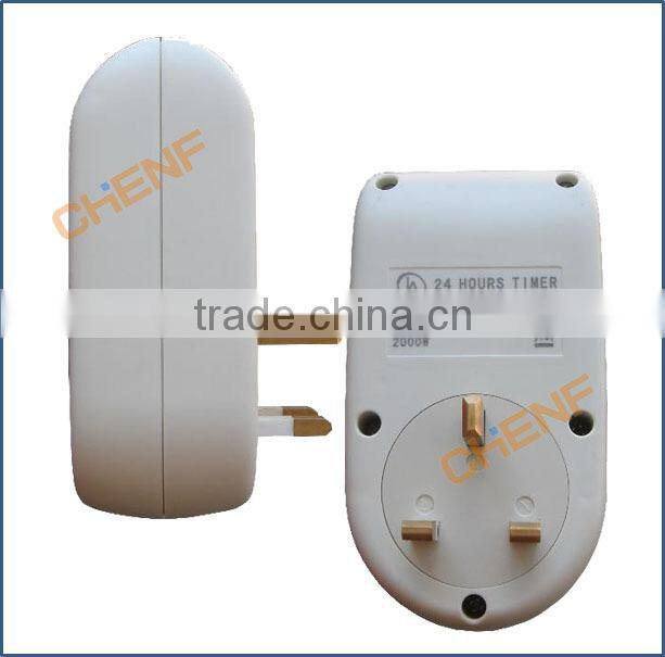 Cheaper 220V/10A UK Plug 7 days weekly Programmable Mechanical Timer Socket Outlet Switch
