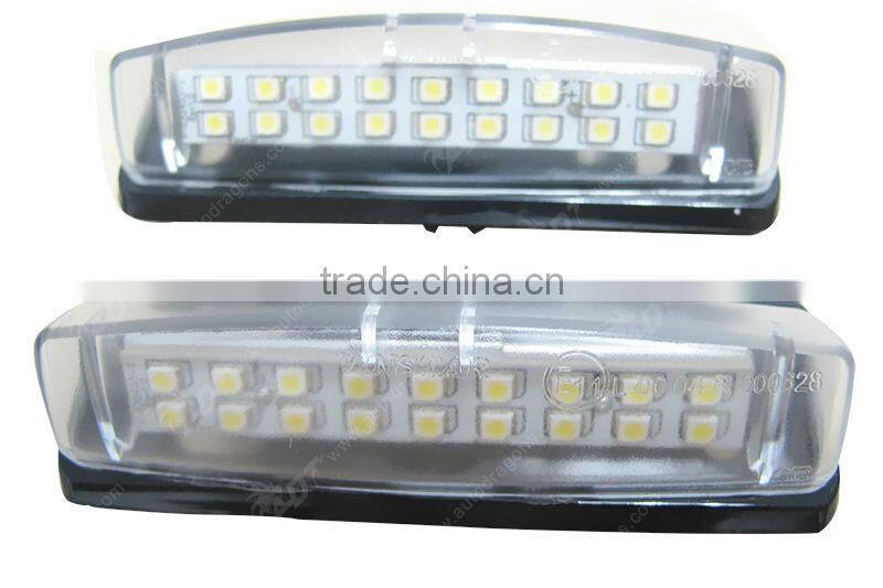 Canbus super white license plate lamp for Toyota for Lexus for Mitsubishi with Emark