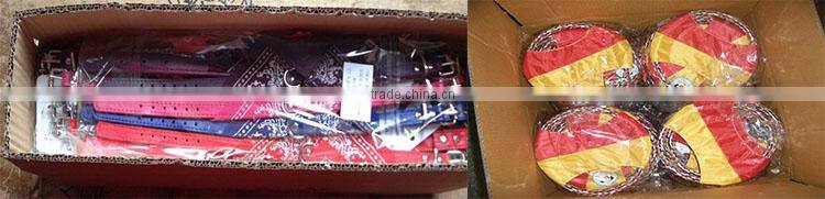 Wholesale Dual Layer Padded Cotton Hunting Dog Collars For Dog