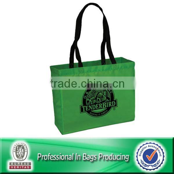 Customized Cheap Polyester Custom Reusable Folding Shopping Bags Tote Bag