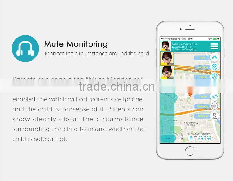 child wrist watch with sos panic button watch gps tracker