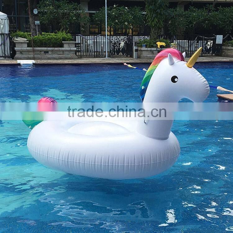 factory sale high quality 3 person vinyl inflatable pretzel pool float swim ring float