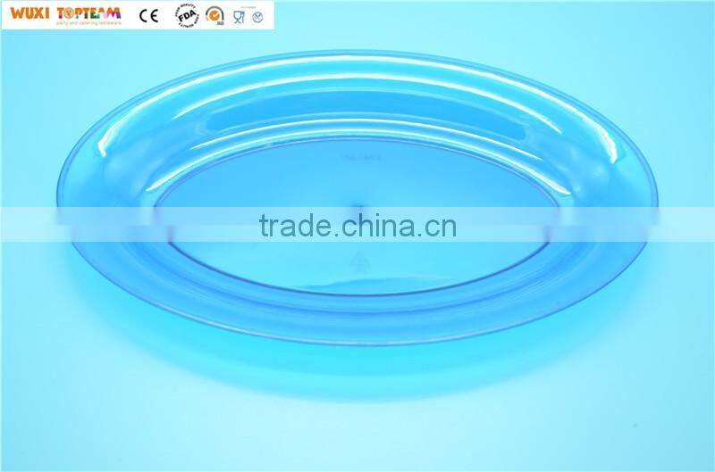 14"x21" Plastic Oval Serving Fruit Tray