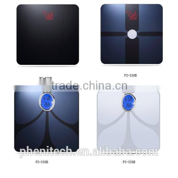 180kgs / 400lbs Bluetooth Body Fat Accurate Weighing Scale FS - 528B