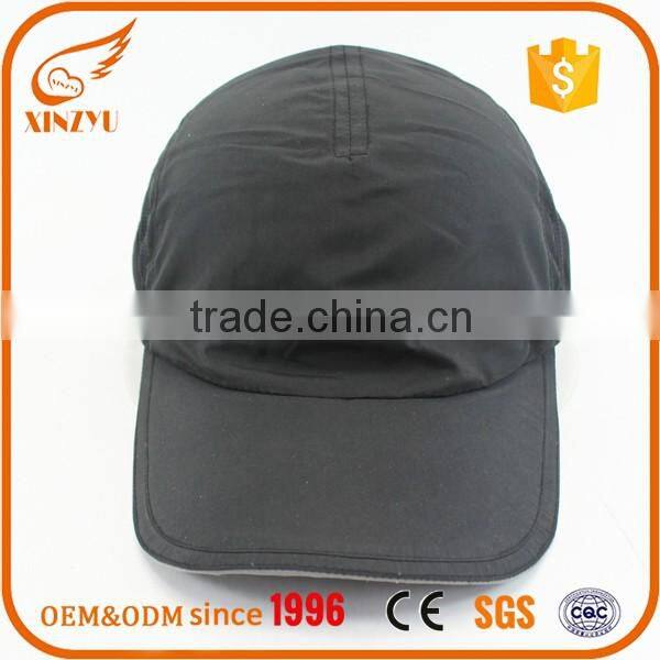 China factory wholesale promo cap polyester black vintage sports cap