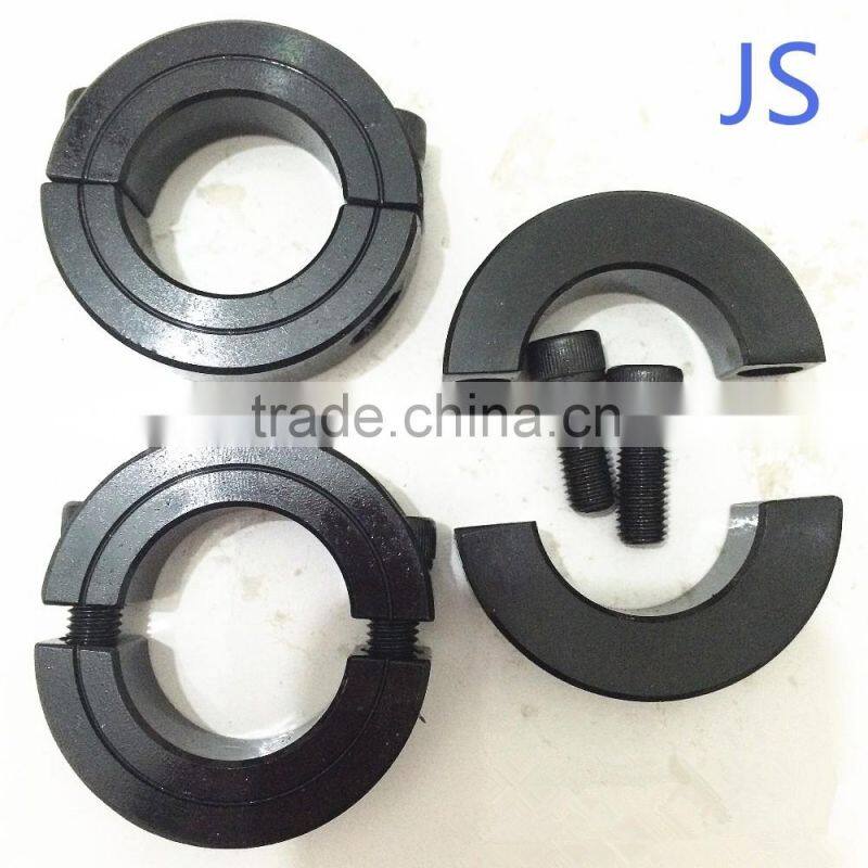 Double split shaft locking collars,Two-Piece Clamp-On Shaft Collars