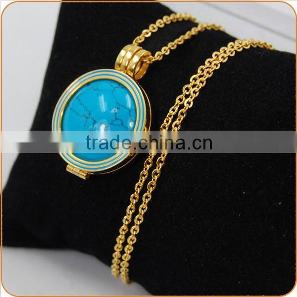 2015 famous jewelry accessory interchangeable Coin pendant, interchangeable coin locket pendant