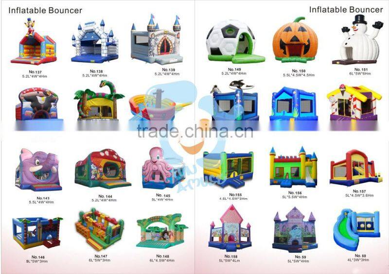2016 new inflatable bouncer 0.55mm pvc tarpaulin thomas the train inflatable bouncer