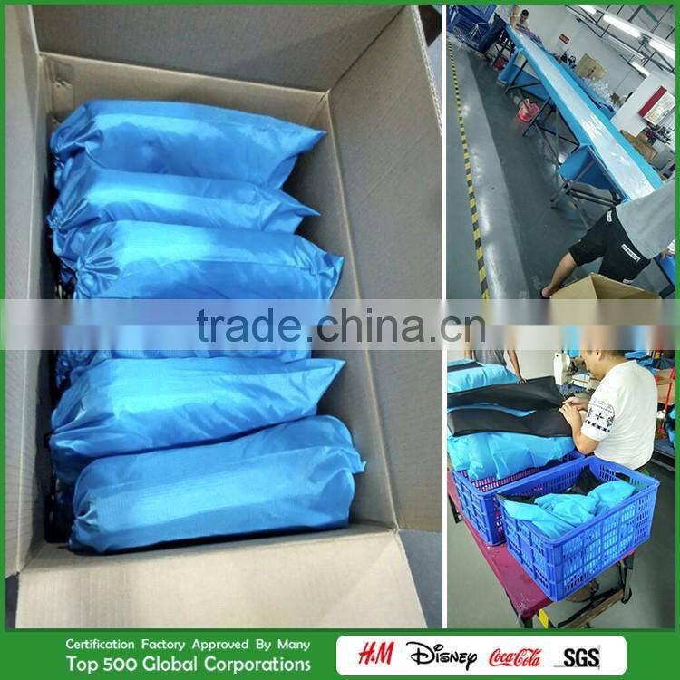Hot Sale Laysack bed/Lay bag/Banana air bag softtextile baby sleeping bag