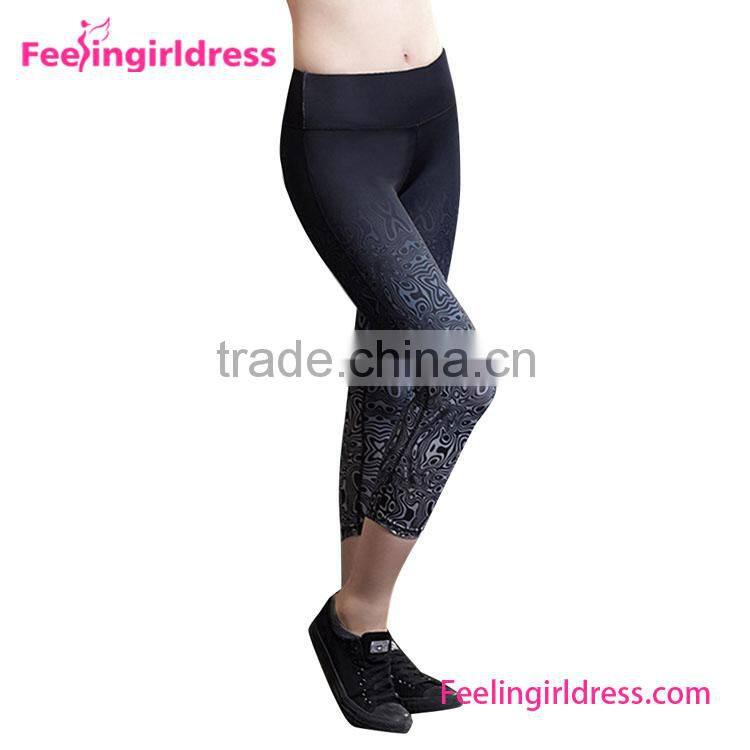 China Factory Wholesale Fancy Yoga Workout Leggings