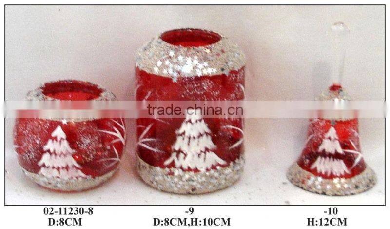clear glass round tealight holders