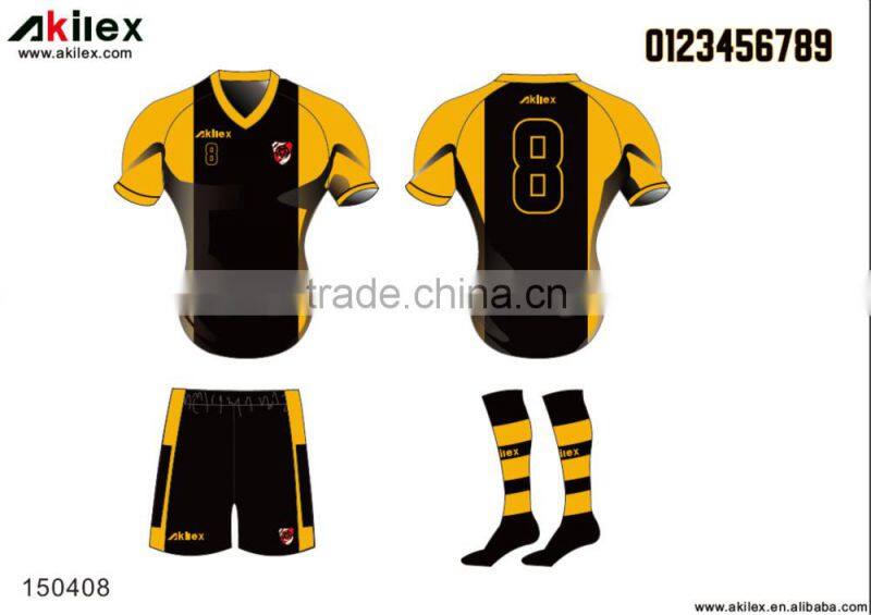 2016 season hot design fully sublimation soccer uniforms