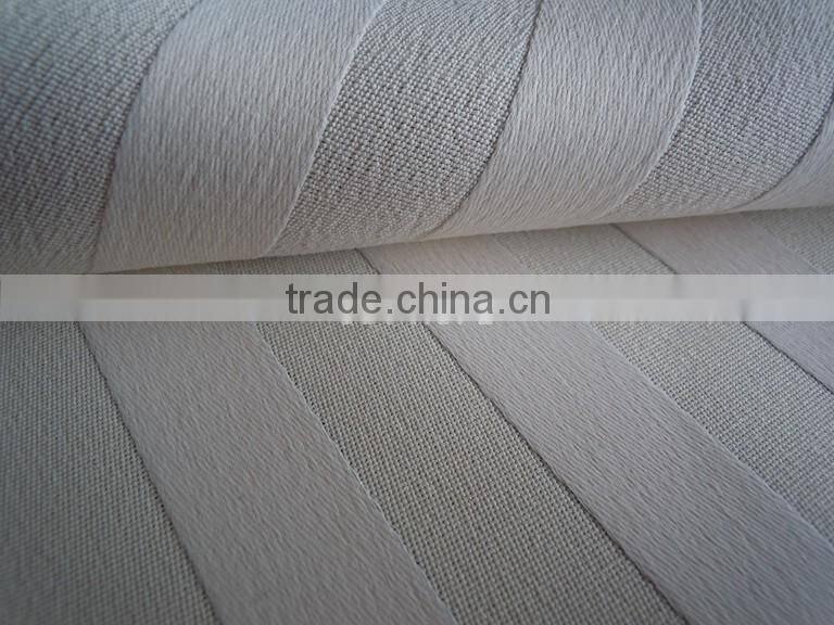 Thick full blackout curtains Flocking Jacquard