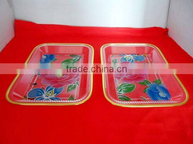 Square plastic Fruit Plate