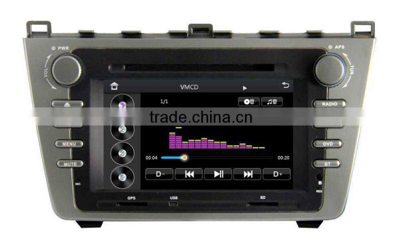 ZESTECH GPS digital media player Car Sat Navi headunit FOR MAZDA 6 with Win CE 6.0 system 800MHz 3G Phone GPS DVD BT