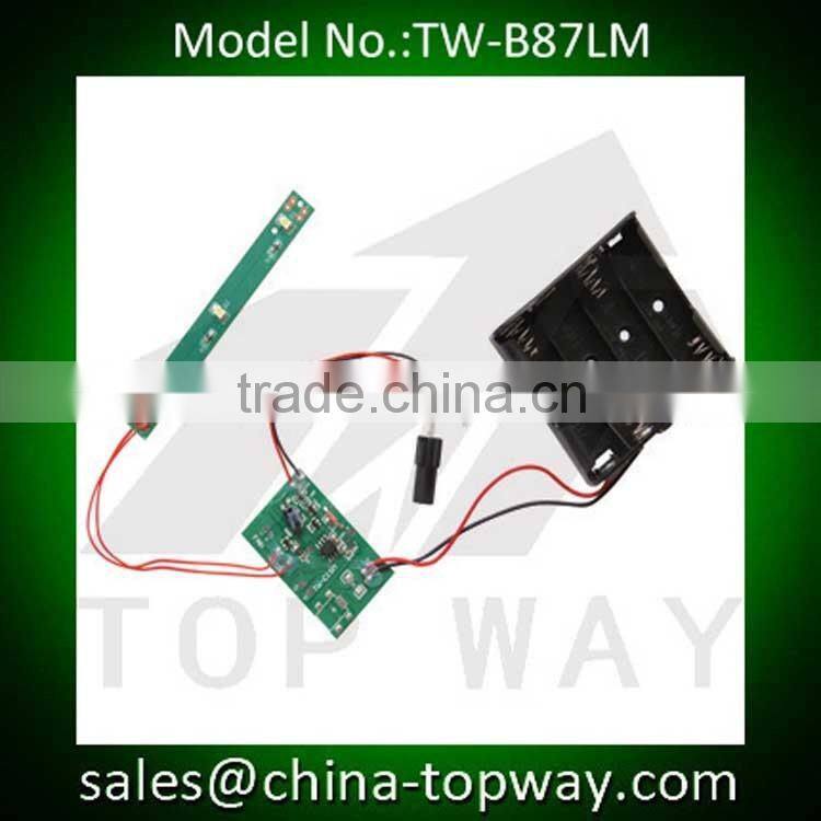 3528 led motion sensor light with 4AA battery power for P.O.P.display