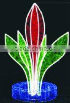 LED brilliant 3D decor motif light for piblic decoration