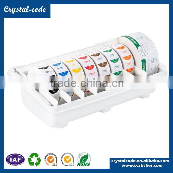 Blank and printing self adhesive scratch off label