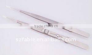 Stainless Steel Gem Tweezer with lock