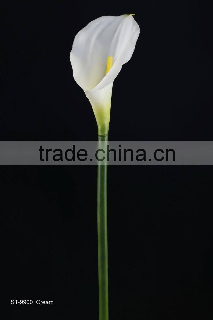 64 cm PVC Real Touch Calla Lily Spray Artificial Flower