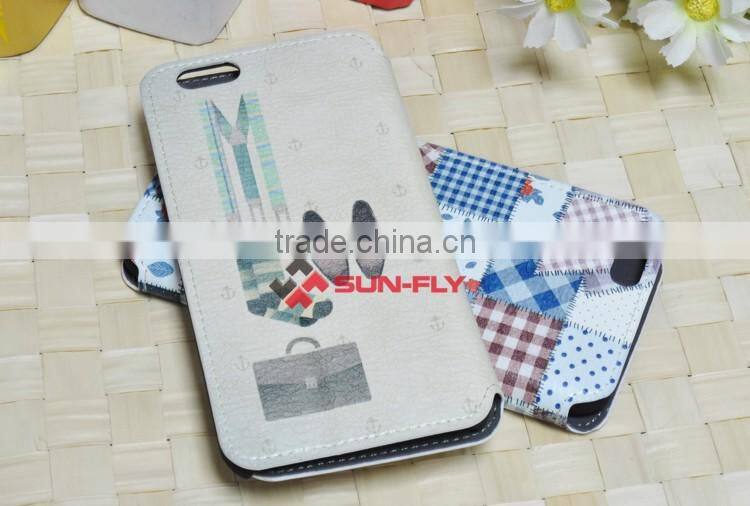 2015 NEW sublimation film cover for iphone 6 OEM leather phone case cover