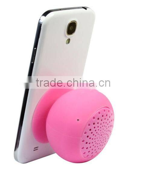 Low Price High Qality Water-Proof Wireless Mini Bluetooth Speaker with Sucker for use in car ,shower, outdoor.